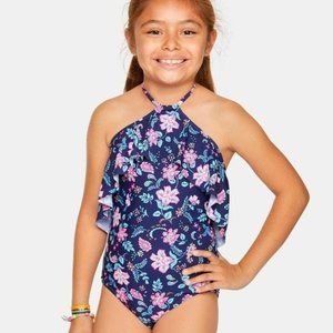 Summer Crush Floral Flounce One-Piece Swimsuit